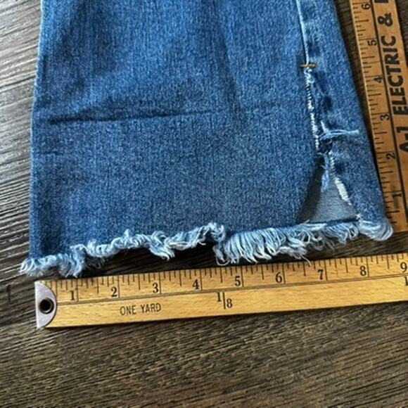 PACSUN Jrs sz 23 Low Rise Bootcut raw edge Jeans - Picture 5 of 11